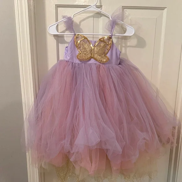 Pottery Barn Kids Lavender Fairy Costume 4-6 - Picture 1 of 5